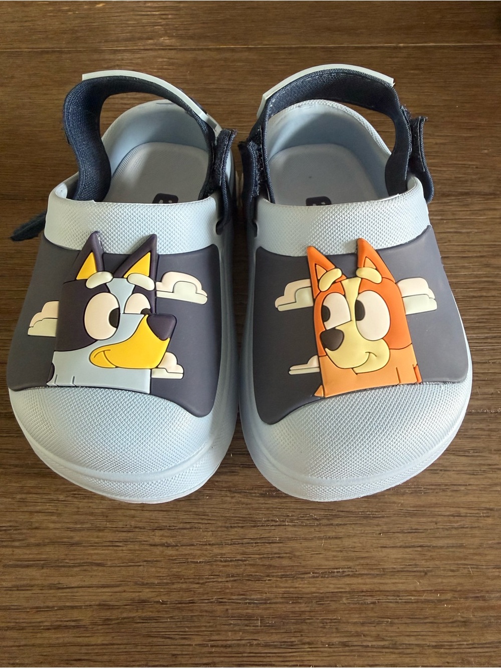Bluey Bingo Toddler Size 5 Blue Clog Sandals